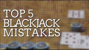 Online blackjack mistakes illustration
